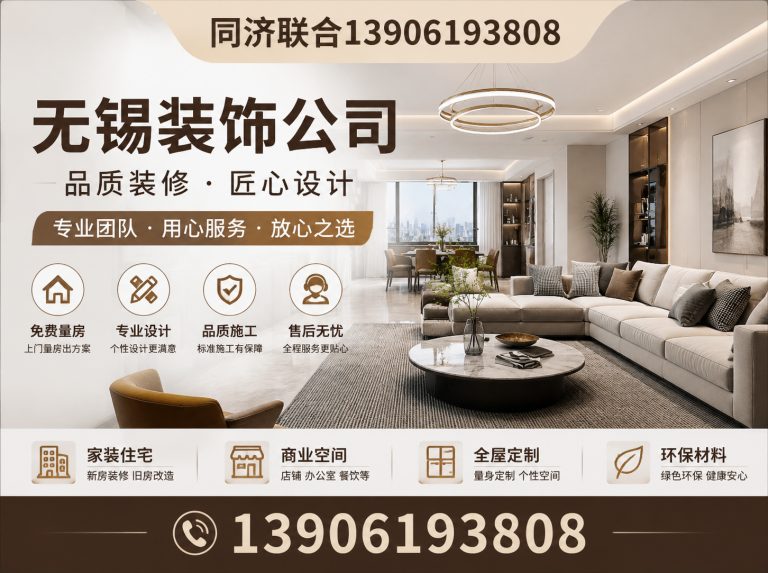 惠山区大平层装修展示图